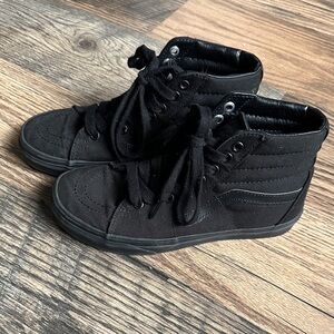 Vans Kids Black High-Top Sneakers